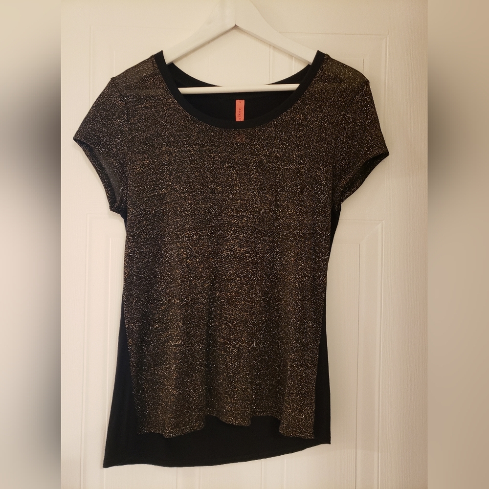 Bronze Glitter Top, size S